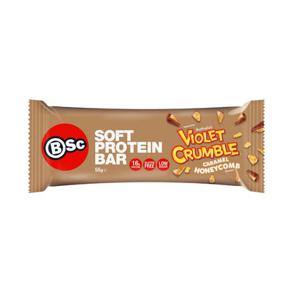 BSc Caramel Honeycomb Violet Crumble Soft Protein Bar | 55g