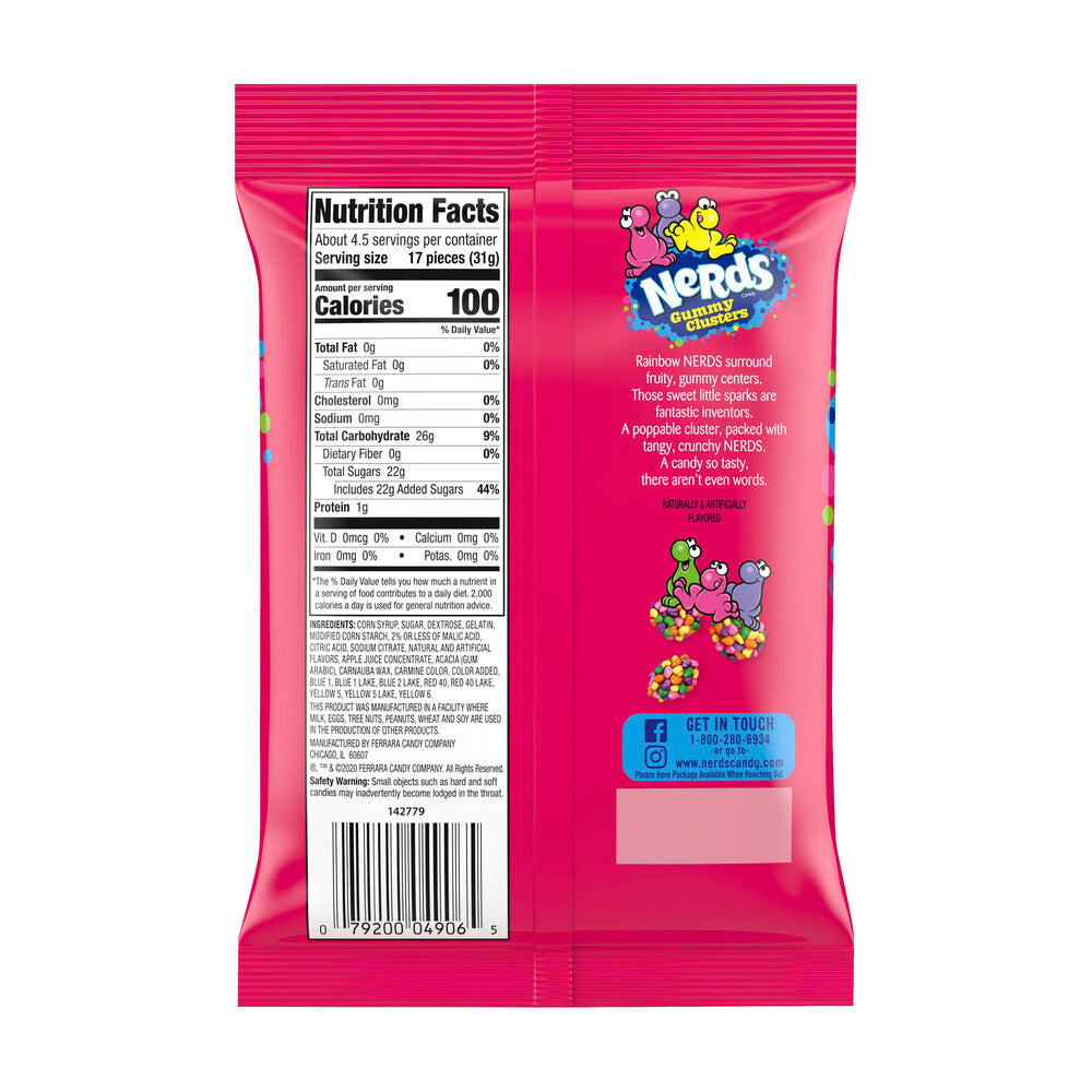 Nerds Gummy Clusters With Crunchy Outside | 141g