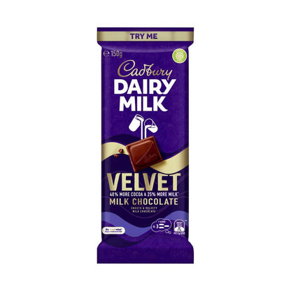 Cadbury Velvet Milk Chocolate Block | 150g