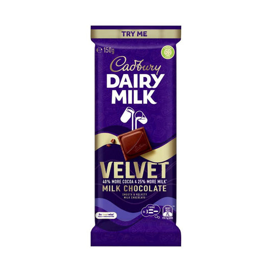 Cadbury Velvet Milk Chocolate Block | 150g