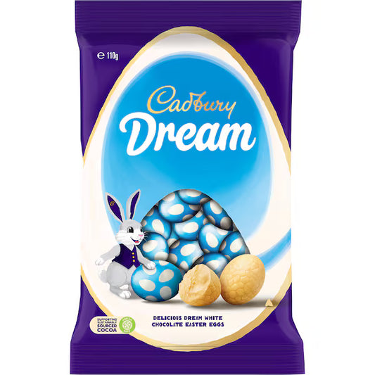 Cadbury Dream White Chocolate Easter Eggs | 110g