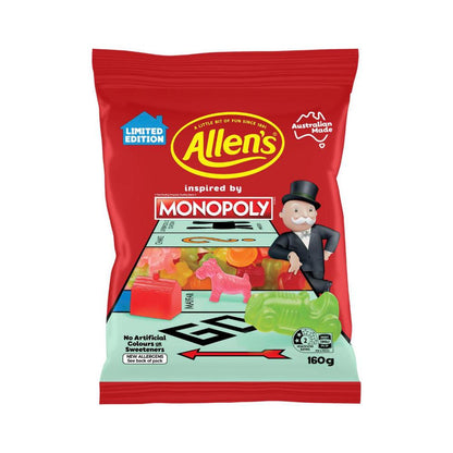 Limited Edition Allen's Monopoly Gummies | 160g