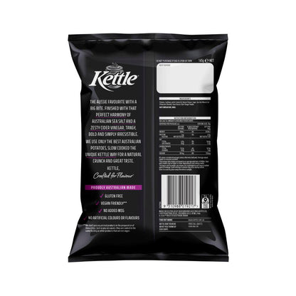 Kettle Sea Salt & Vinegar Potato Chips | 165g