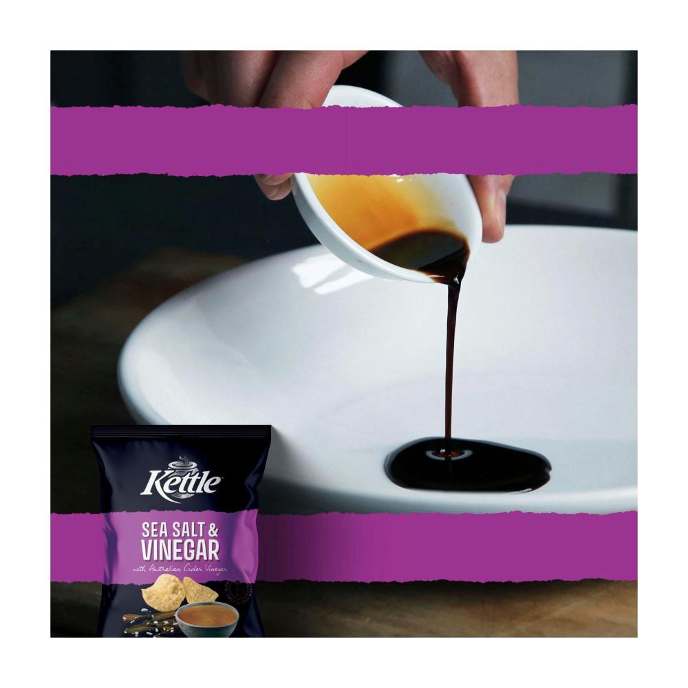 Kettle Sea Salt & Vinegar Potato Chips | 165g