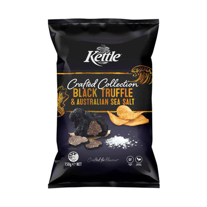 Black Truffle & Sea Salt Chips | Kettle Crafted Collection | 150g