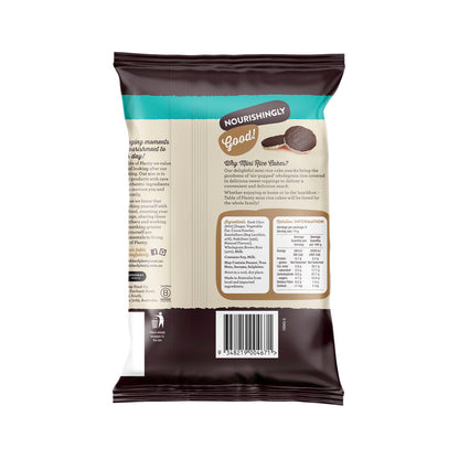 Table of Plenty Mini Rice Cakes with Dark Chocolate – 6 Snack Packs | 84g