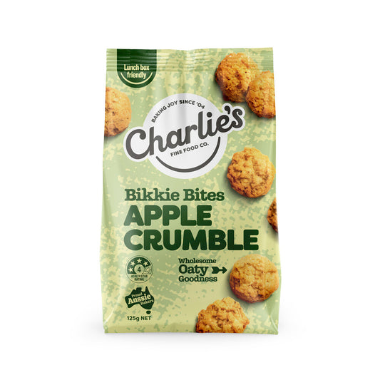 Charlie's Bikkie Bites Apple Crumble Biscuits | 125g