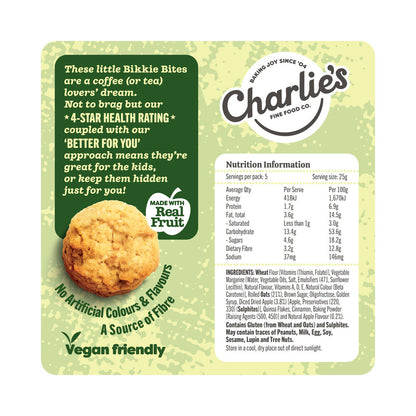 Charlie's Bikkie Bites Apple Crumble Biscuits | 125g