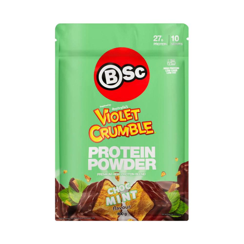 BSc Choc Mint Violet Crumble Protein Powder | 400g