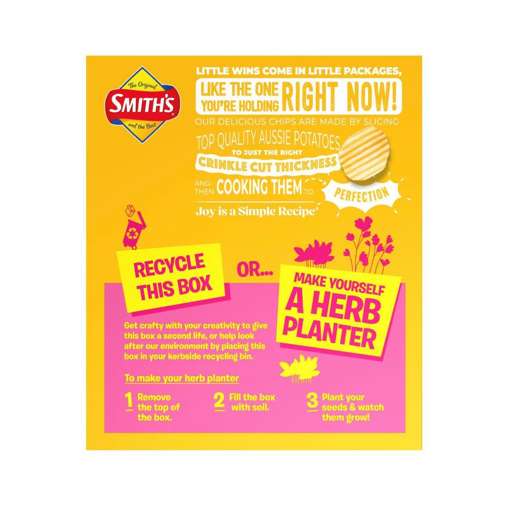 Smith's Cheese & Onion Multipack Potato Chips | 8 Pack | 152g