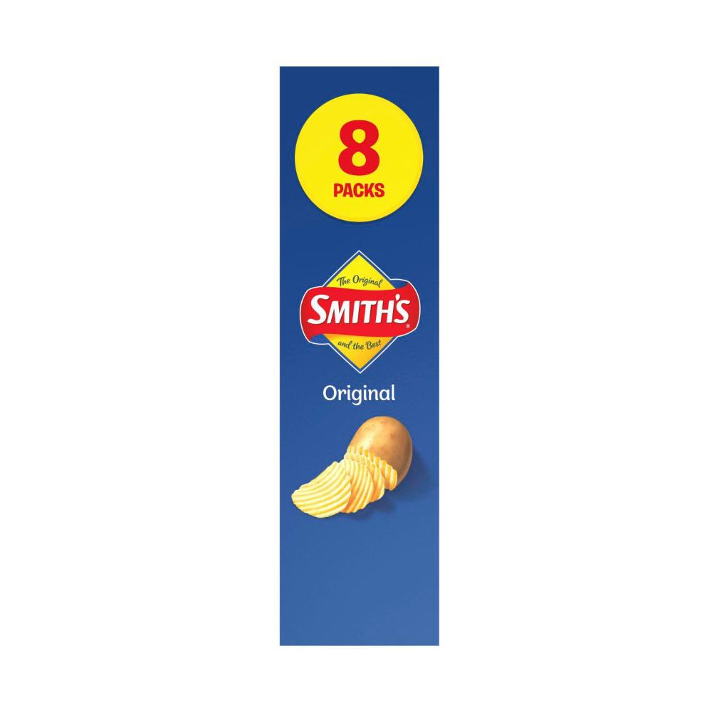 Smith's Original Multipack Potato Chips | 8 Pack | 152g