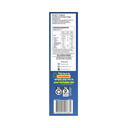 Smith's Original Multipack Potato Chips | 8 Pack | 152g