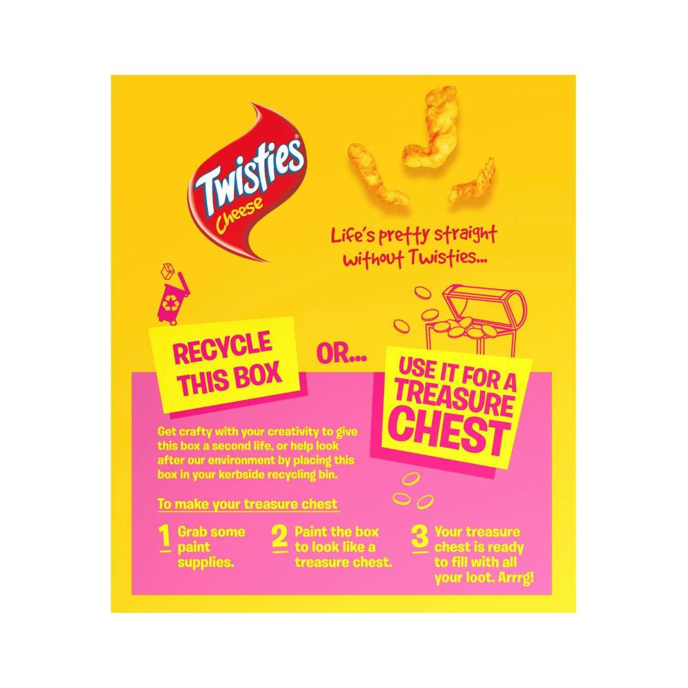 Twisties Cheese Multipack | 8 Pack | 152g