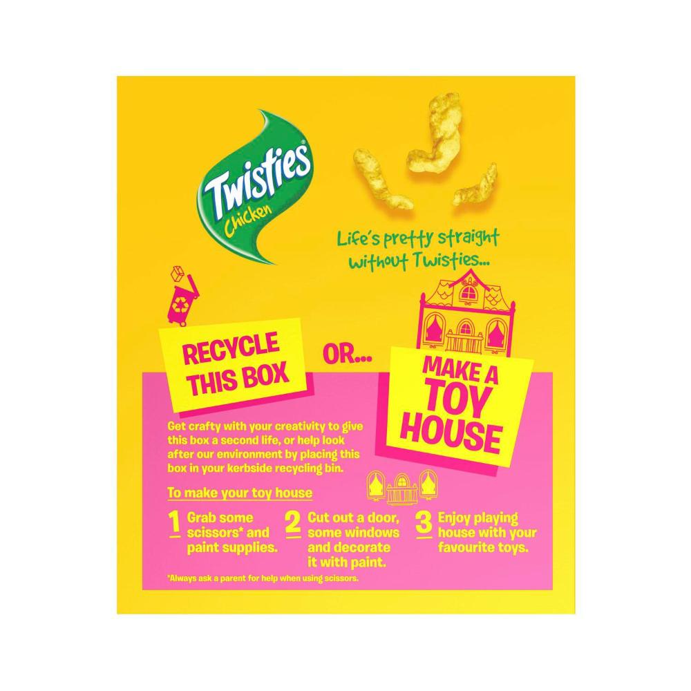 Twisties Chicken Multipack Chips | 8 Pack | 152g