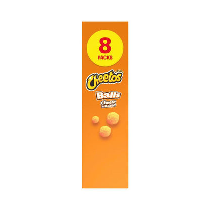 Cheetos Cheese & Bacon Balls Multipack | 8 Pack | 136g