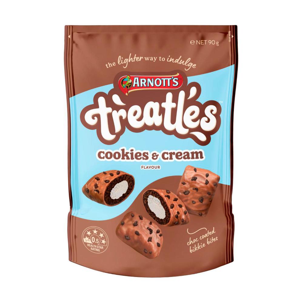 Arnott's Treatles Cookies & Cream Biscuits | 90g
