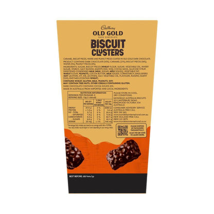 Old Gold Dark Chocolate Biscuit Clusters Crunchy Peanut | 120g