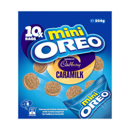 Mini Oreo Caramilk Cookies – 10 Pack | 204g