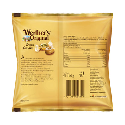 Werther's Original Cream Candies – Caramel Hard Candy | 140g