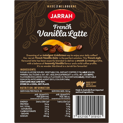 French vanilla coffee sticks with a deliciously smooth and creamy taste.