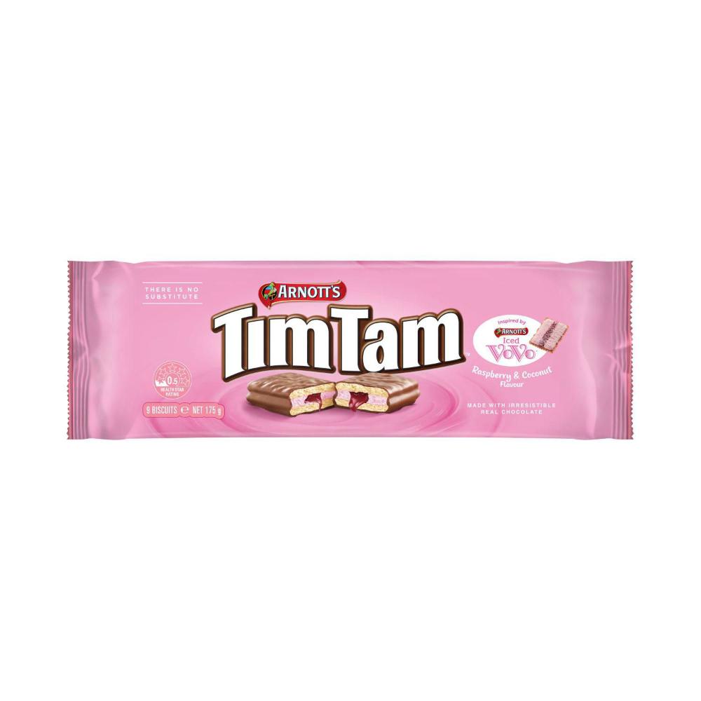 Iced Vovo Tim Tams, inspired by the classic Australian Iced Vovo biscuits.