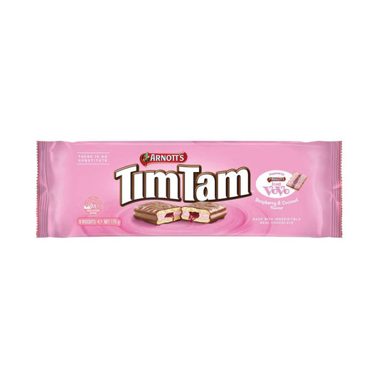 Iced Vovo Tim Tams, inspired by the classic Australian Iced Vovo biscuits.
