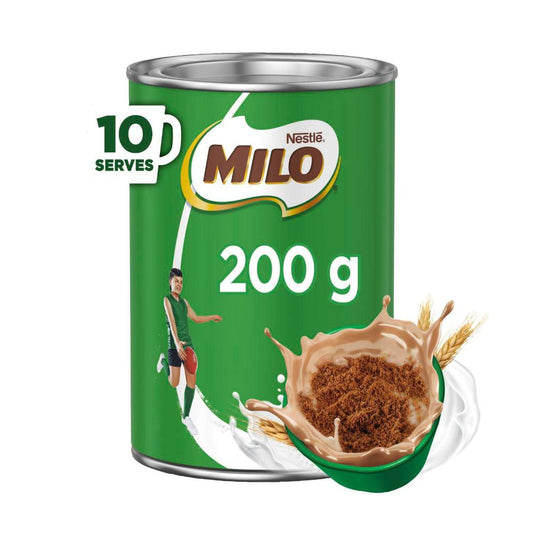 Milo small tin in 200g size.