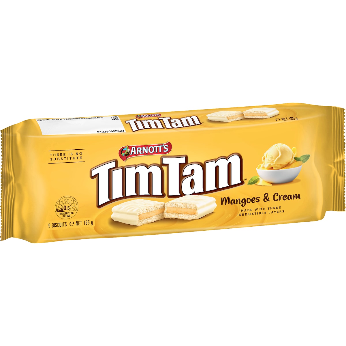 Tim Tam Mangoes & Cream | Arnott's Mango Flavored Tim Tams | 165g