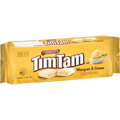 Tim Tam Mangoes & Cream | Arnott's Mango Flavored Tim Tams | 165g