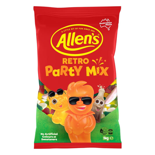 Allen's Retro Party Mix Lollies | 1kg